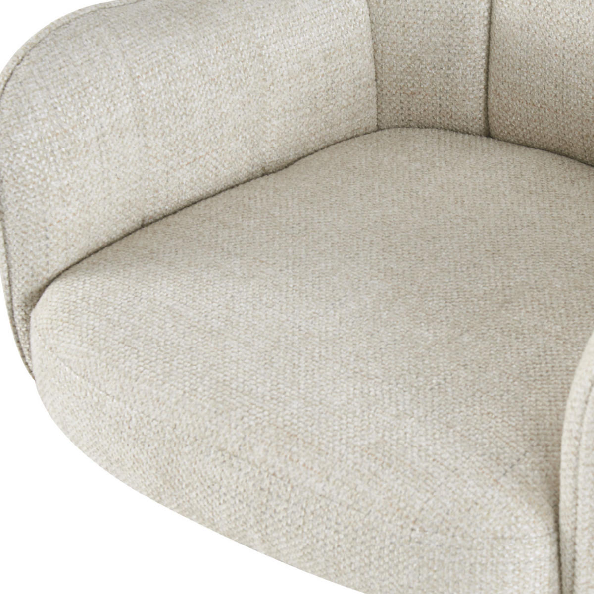 ESSZIMMERSTUHL THOMAS-MAJA 2er-Set 4-Fuss-Gestell - Creme/Weiß, Textil (58/87/62cm) - DUBI Möbel