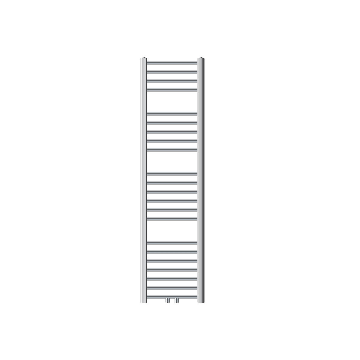 BADHEIZKÖRPER Sahara 300x1400 mm Chrome gerade mit Mittelanschluss - Chromfarben, Metall (30/140/3cm) - LuxeBath