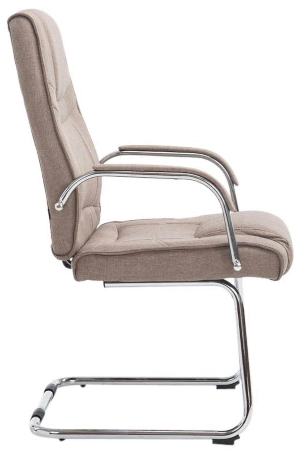 SCHWINGSTUHL 2er Set Stoff taupe - Taupe, Textil/Metall (60/104/67cm) - CLP