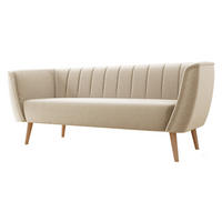 SOFA Pas 3 - Beige/Naturfarben, Holz/Textil (182/75/74cm) - MIRJAN24