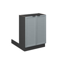 KÜCHENINSEL Fame-Line Hellblau-grau 60 cm ohne AP - Anthrazit/Blaugrau, Holzwerkstoff (60/82/70cm) - Vicco