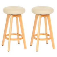 BARHOCKER Cremeweiß 2er-Set - Weiß, Holz (45/67/45cm) - MCW
