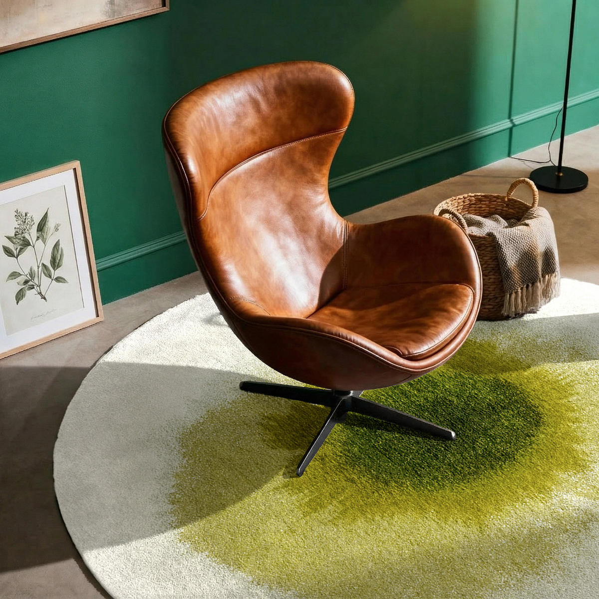 PREPROGA Drop Green Pepper 140/200 cm - zelena, umetna masa/tekstil (140/200cm) - Louis De Poortere