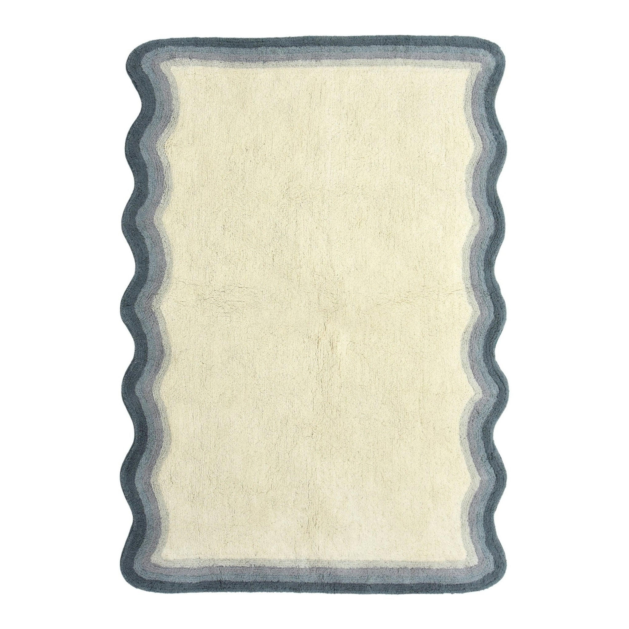 KINDERTEPPICH aus maschinenwaschbarer Baumwolle blau - Blau, Naturmaterialien (200/290cm) - AFK Living