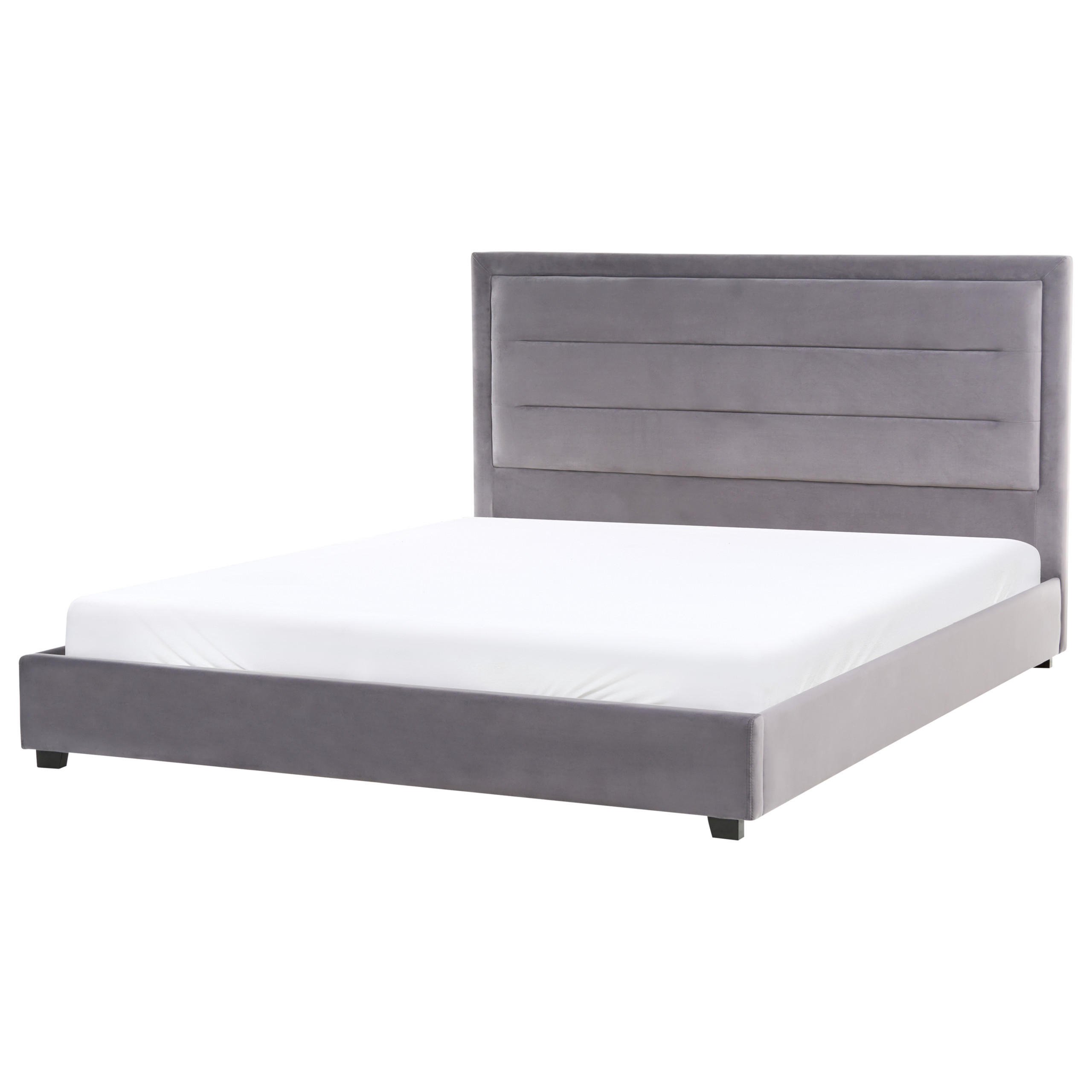 PAT cu somieră 180/200 cm gri închis Rouen