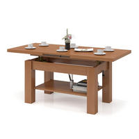 COUCHTISCH rechteckig Erle ausziehbar höhenverstellbar - Erlefarben, Holzwerkstoff (68/110/59cm) - designimpex