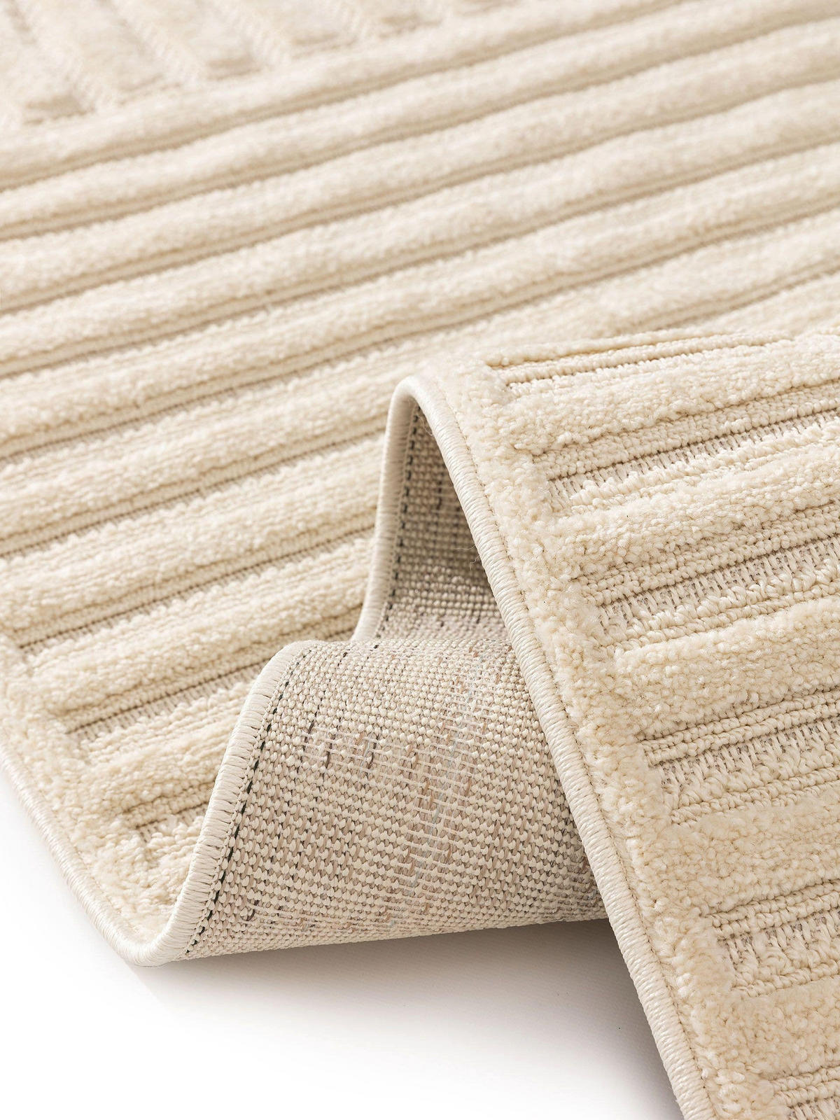 TEPPICH Leo Cream 300x400 cm - Creme, Kunststoff (300/400cm) - benuta