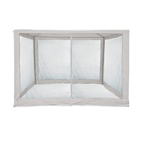 MOSKITONETZ FÜR PAVILLON Weiß 1200/240 cm - Weiß, Kunststoff (240/240/1200cm) - Mobili Rebecca