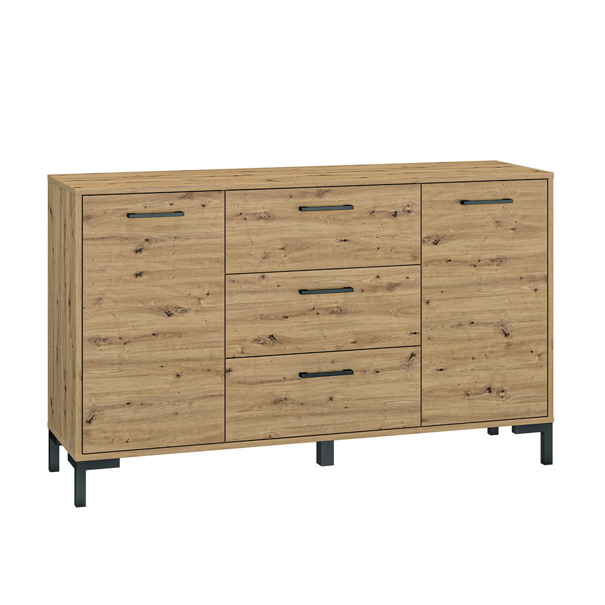 SIDEBOARD Liora Holz - Braun, Holzwerkstoff (138/83/40cm) - Petits-meubles