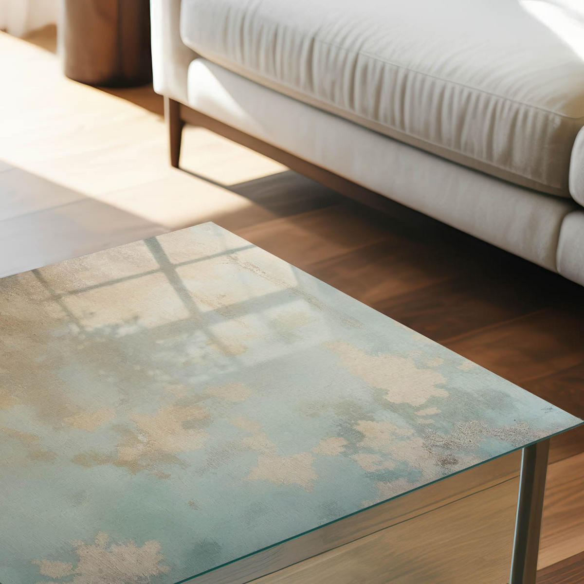 GLASPLATTE 80x60 cm – Hintergrund für innere Ruhe - Braun, Glas (0.4/80/60cm) - ArtPrintCave