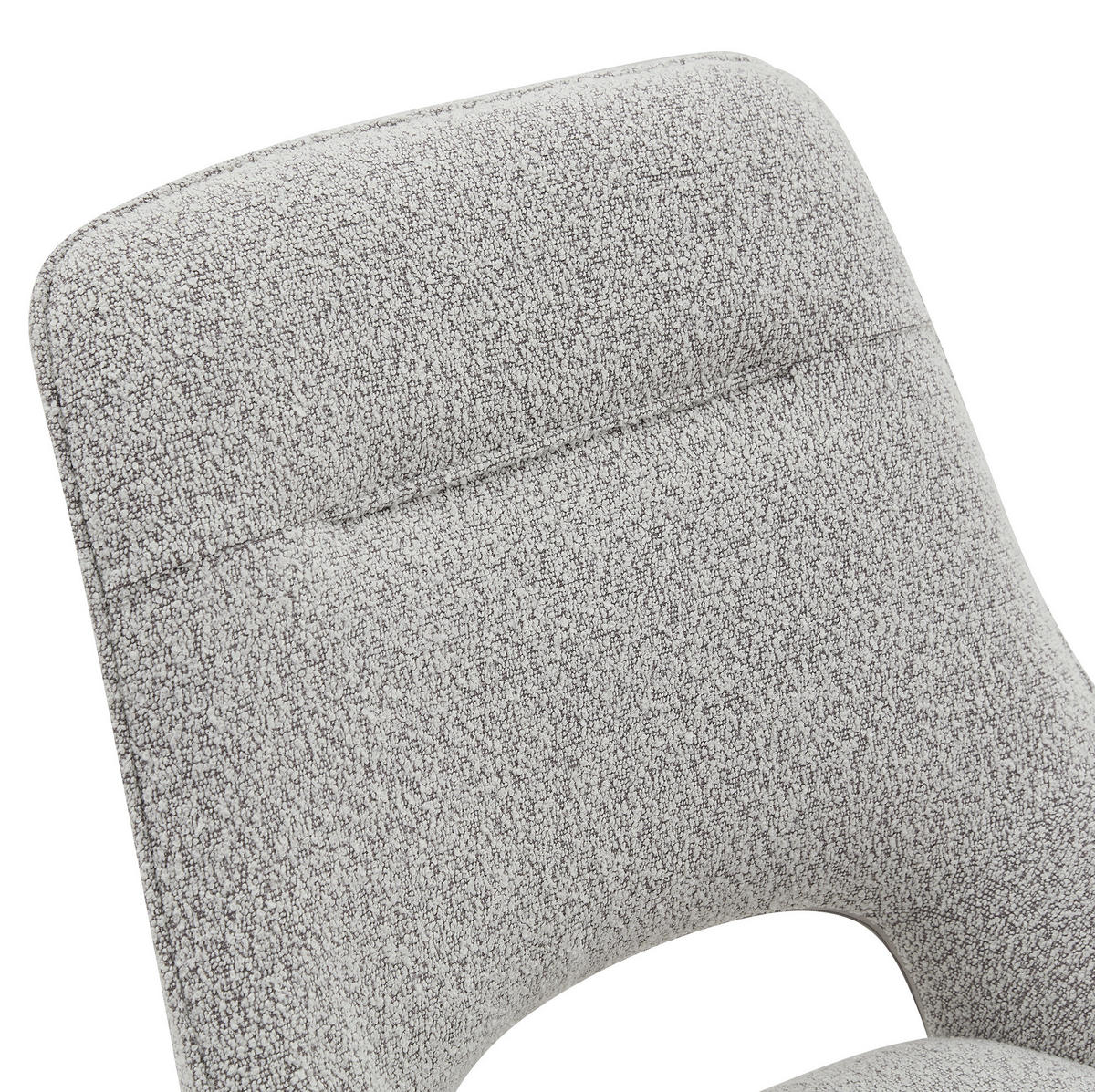 ESSZIMMERSTUHL 2er-Set 360° drehbar Stoff Warm Grey/Schwarz - Schwarz, Metall (50/87/50cm) - Meubliv