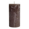 KERZE Rustic Outdoor Taupe 15/15/30cm - Taupe, Paraffin (15/30/15cm) - PTMD Collection