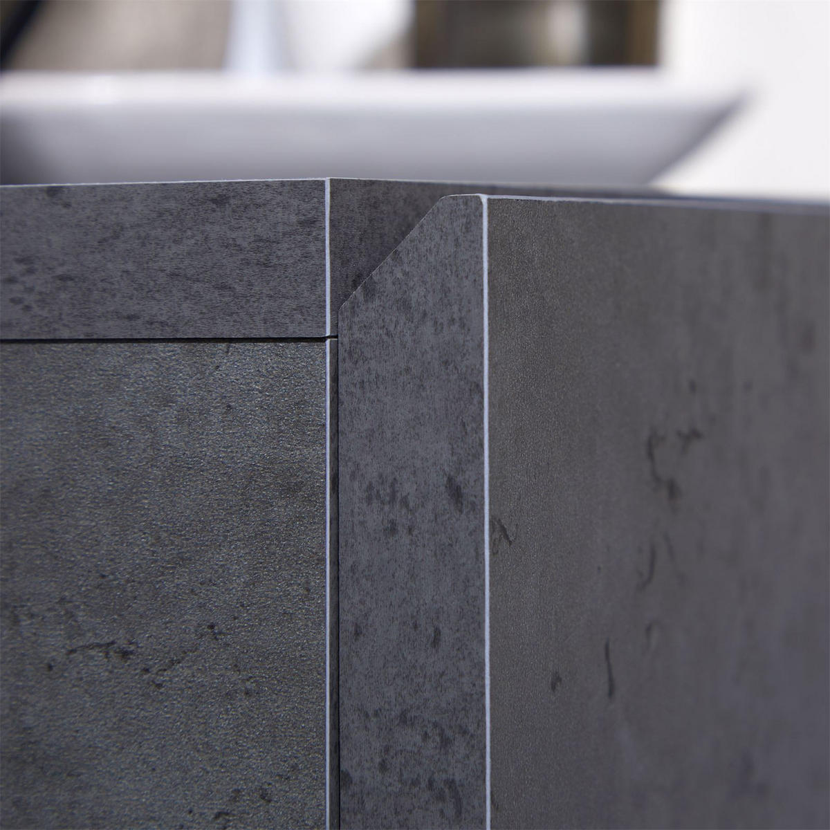 NACHTTISCH ANNE hängend - Dunkelgrau, Holzwerkstoff (42/14/30cm) - CARO-Möbel