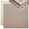 PUZZLEMATTE 90x90x4 cm, Beige - Beige, Kunststoff (90/90cm) - eyepower