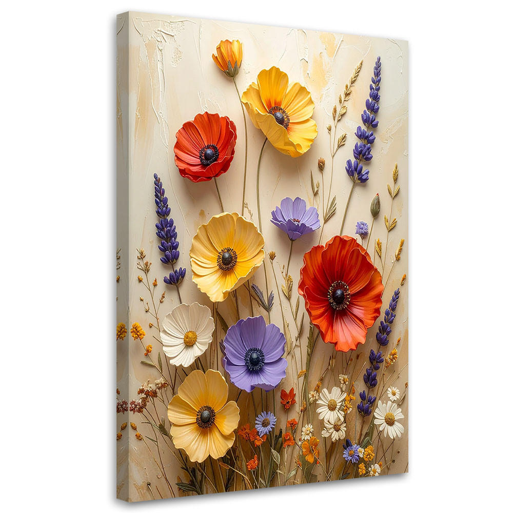 Feeby Wandbild, Mehrfarbig 30x45 cm