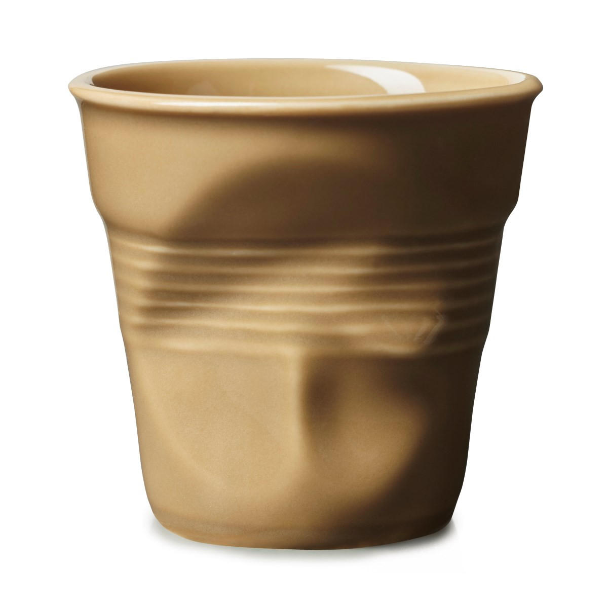 KNICKBECHER Cappuccino 0,18l Havanna - Braun, Keramik (0.18L) - Revol Porcelaine France