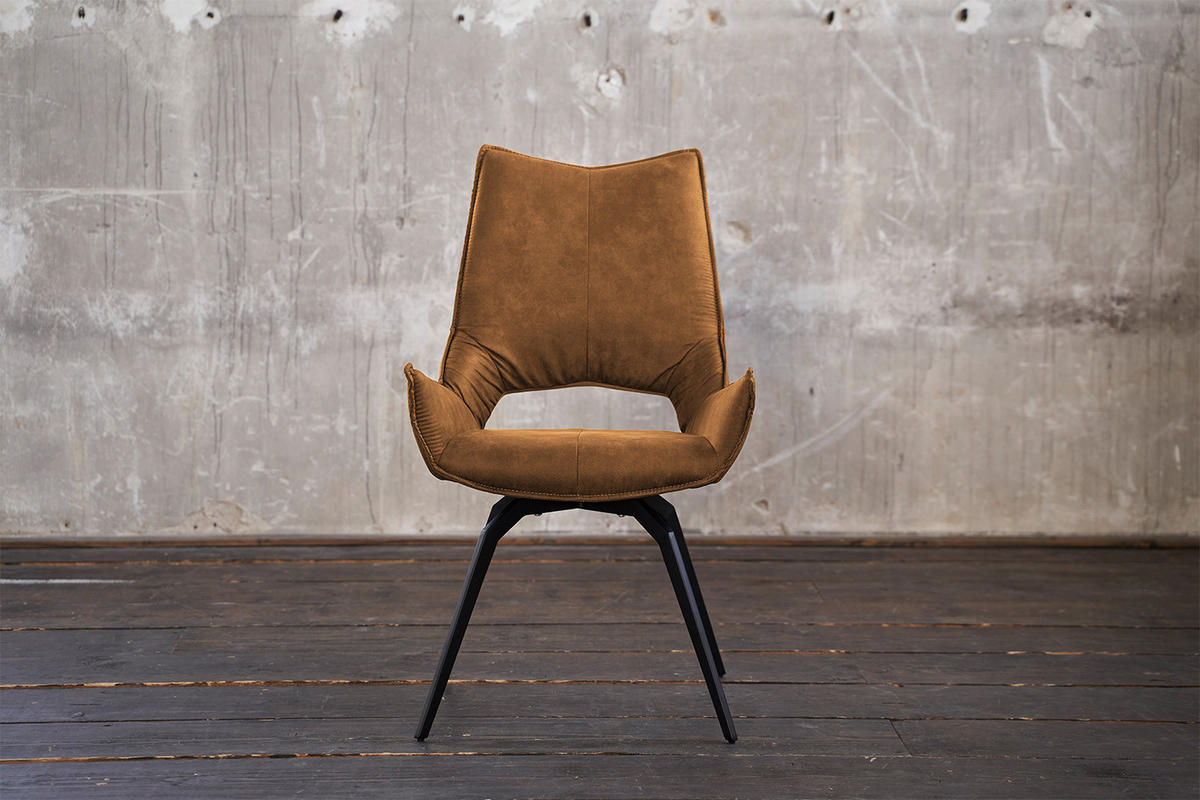 DREHSTUHL SIVO Braun Webstoff - Braun, Textil (57/95/56cm) - KAWOLA