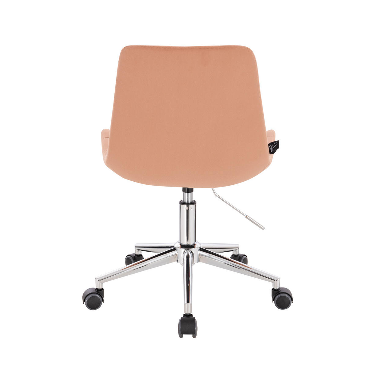 KINDERSCHREIBTISCHSTUHL MICKY Samtbezug Orange - Orange, Textil (51/87/59cm) - SVITA