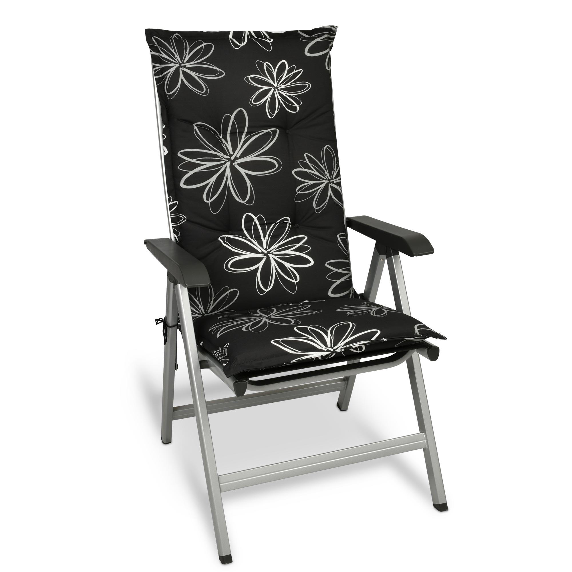 HOCHLEHNERAUFLAGE Flores 120/50/6cm Ornamente - Multicolor, Textil (50/6/120cm) - Beautissu 