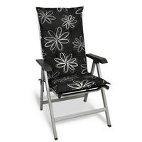 HOCHLEHNERAUFLAGE Flores 120/50/6cm Ornamente - Multicolor, Textil (50/6/120cm) - Beautissu 