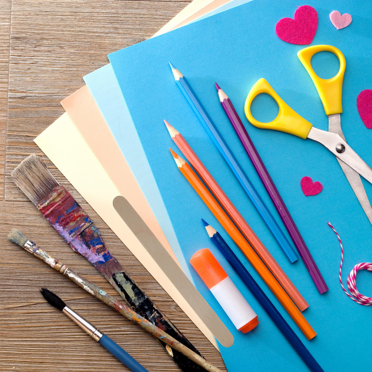 500XDREVENÉ tyčinky - svetlohnedá, drevo (1/0.2/11.5cm) - Relaxdays