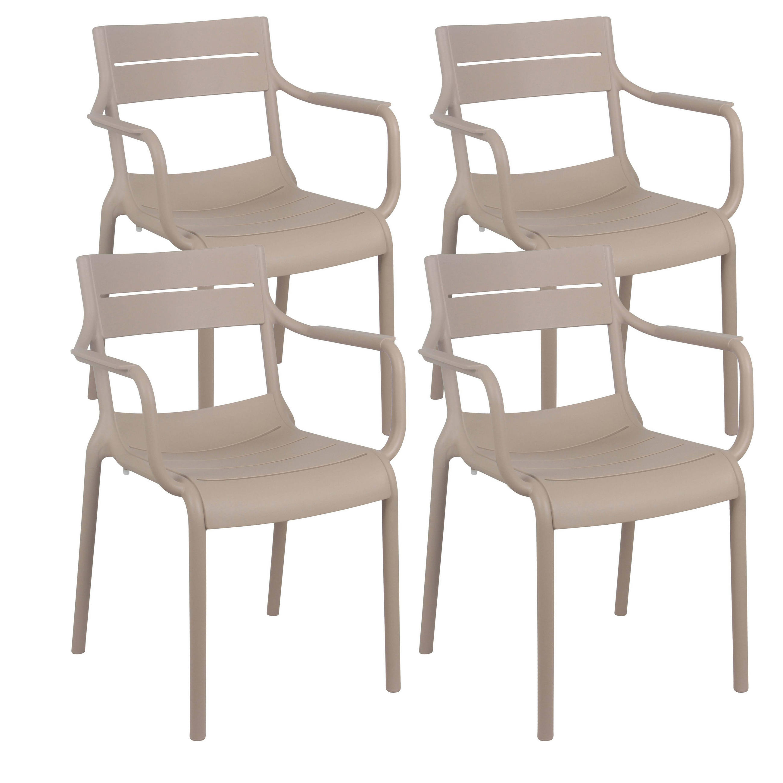 Oviala Gartenstuhl Beige 50x82x54 cm