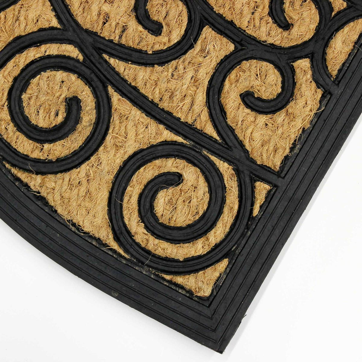 FUSSMATTE 40/60 cm Braun, Schwarz - Braun, Naturmaterialien/Kunststoff (60/40cm) - Douceur d´intérieur
