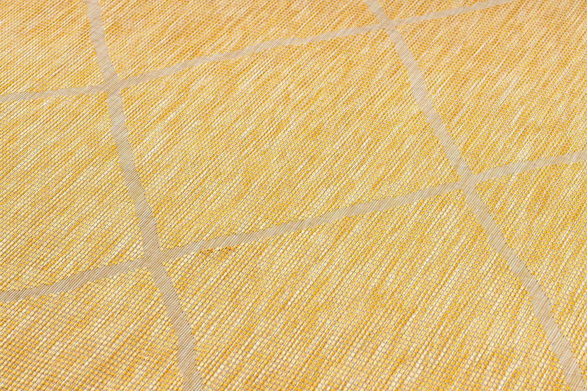 TEPPICH PATIO 194/290 cm - Gelb, Textil (194/290cm) - rugsX