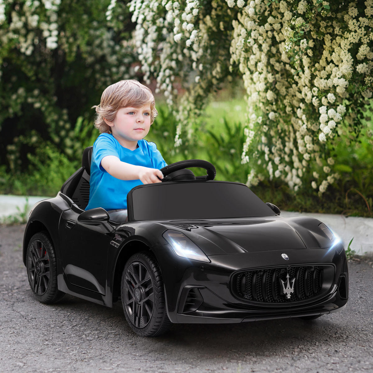 ELEKTRO-KINDERAUTO DE-13120 Fernbedienung Schwarz - Schwarz, Kunststoff (98/59/43cm) - ComfortXL