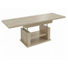 COUCHTISCH rechteckig Sonoma Eiche ausziehbar höhenverstellbar - Sonoma Eiche, Holzwerkstoff (70/120/60cm) - designimpex