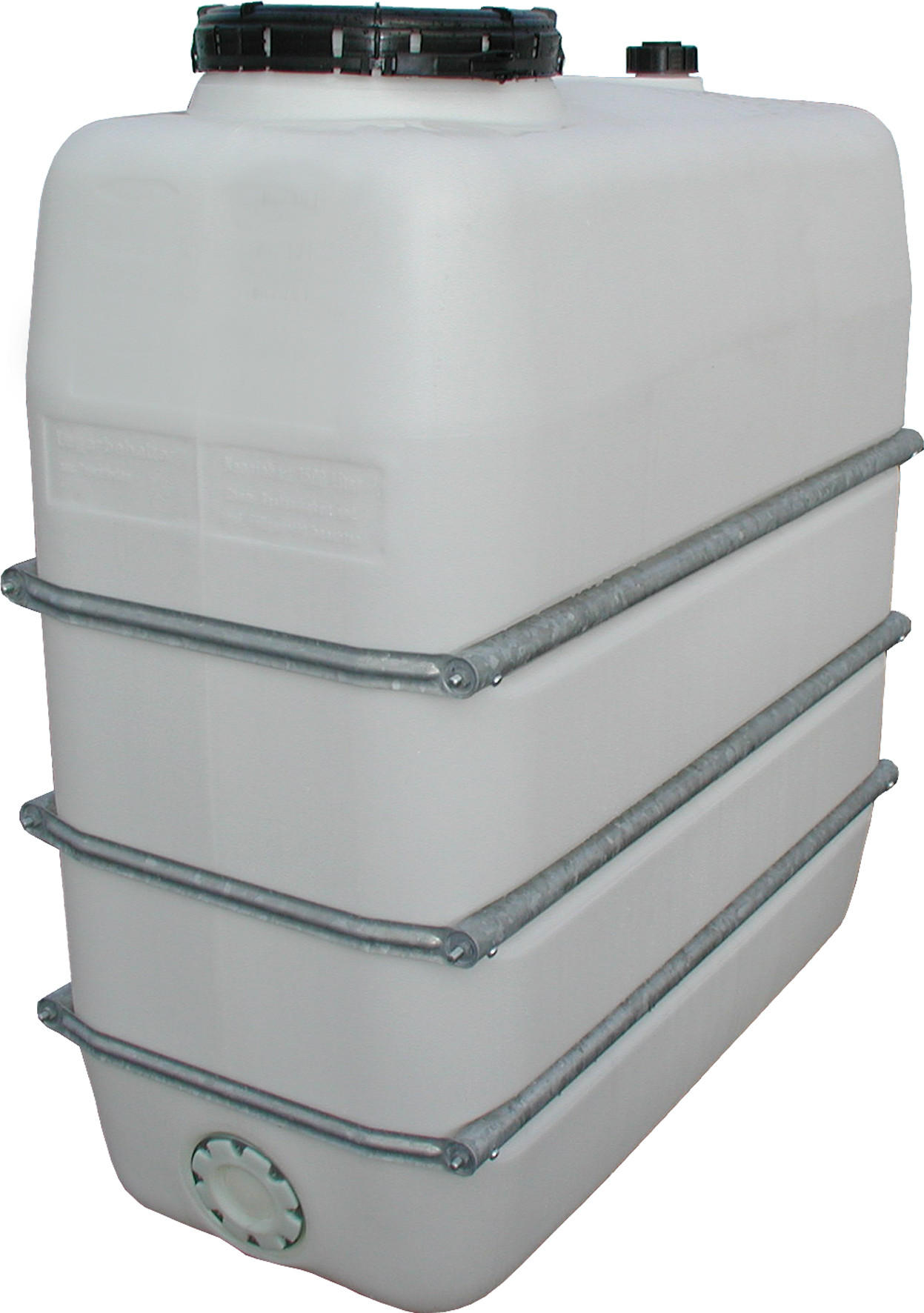 RAUMSPARTANK 1500 L natur aus lebensmittelechten PE - Weiß, Kunststoff (72/164/156cm) - GRAF