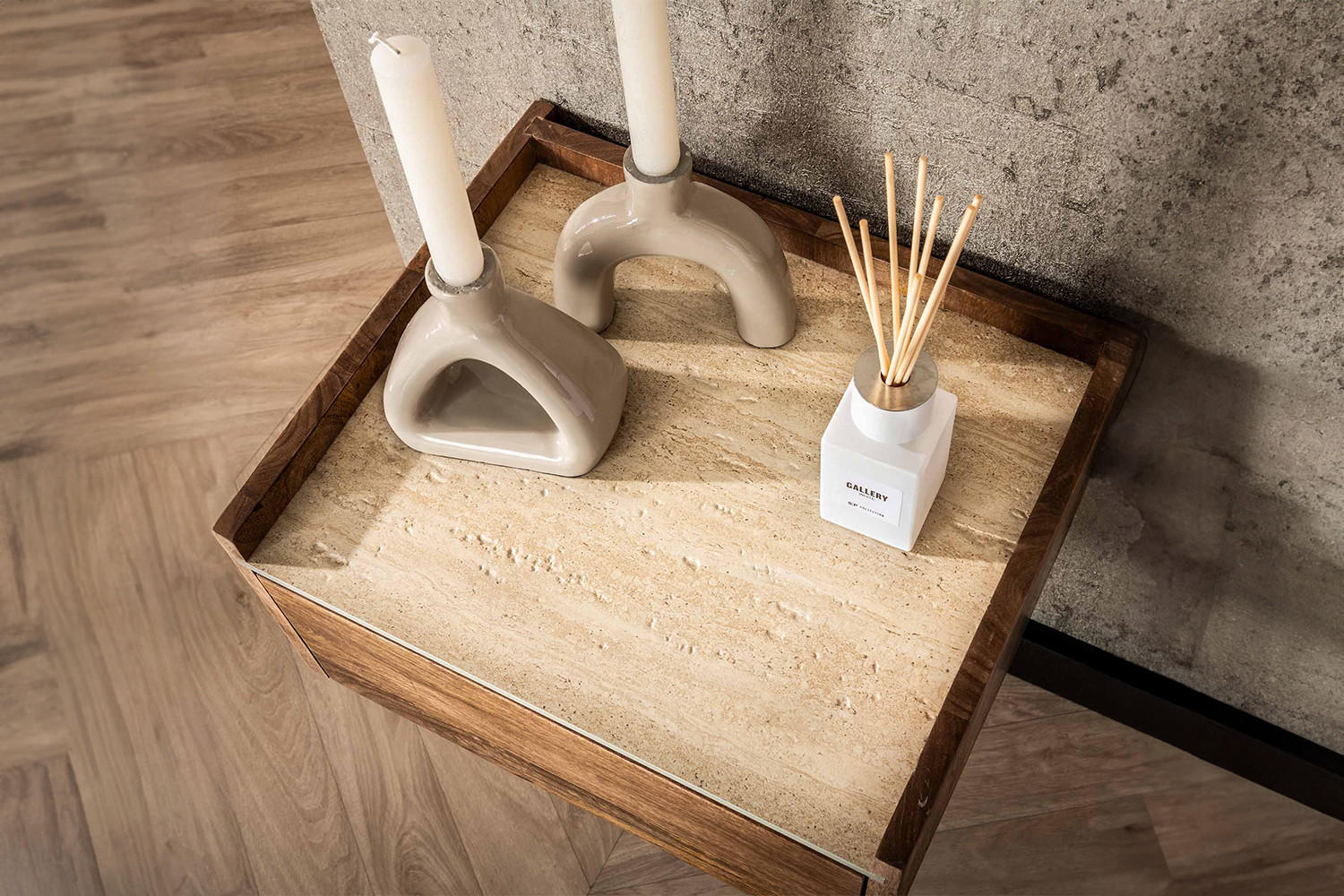 NACHTTISCH NORYN Holz Mango - Braun, Holz (40/19/35cm) - KAWOLA