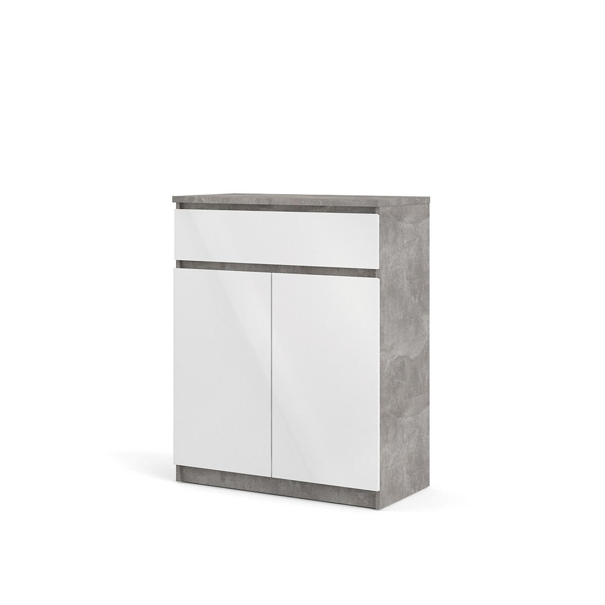SIDEBOARD Beton Dekor - Grau, Holzwerkstoff (80/100/40cm) - ebuy24