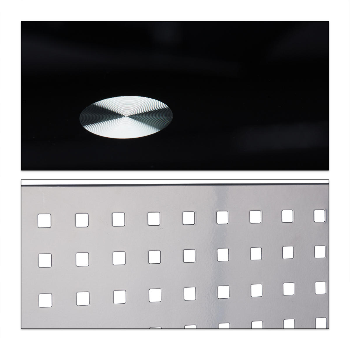 POČÍTAČOVÝ stôl - viacfarebná, kov/kompozitné drevo (55/105/98cm) - Relaxdays