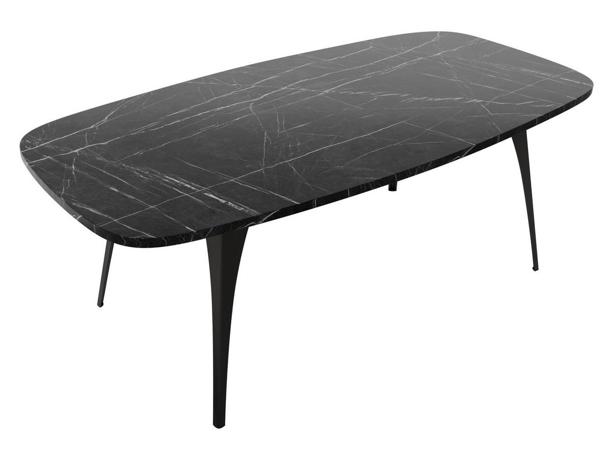 COUCHTISCH Fabiola - Schwarz, Holzwerkstoff/Metall (60/120/45cm) - MIRJAN24