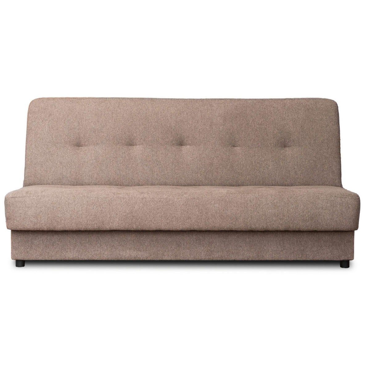 SOFA ARUBA Ausklappbar Schlaffunktion Zweisitzer Braun - Bronzefarben/Braun, Holz/Textil (188/88/90cm) - makarowski meble