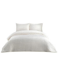 TAGESDECKE 230/260 cm Set 3-teilig mit Kissenbezügen #01 Weiss - Weiß, Textil (230/260cm) - ROLFNERS