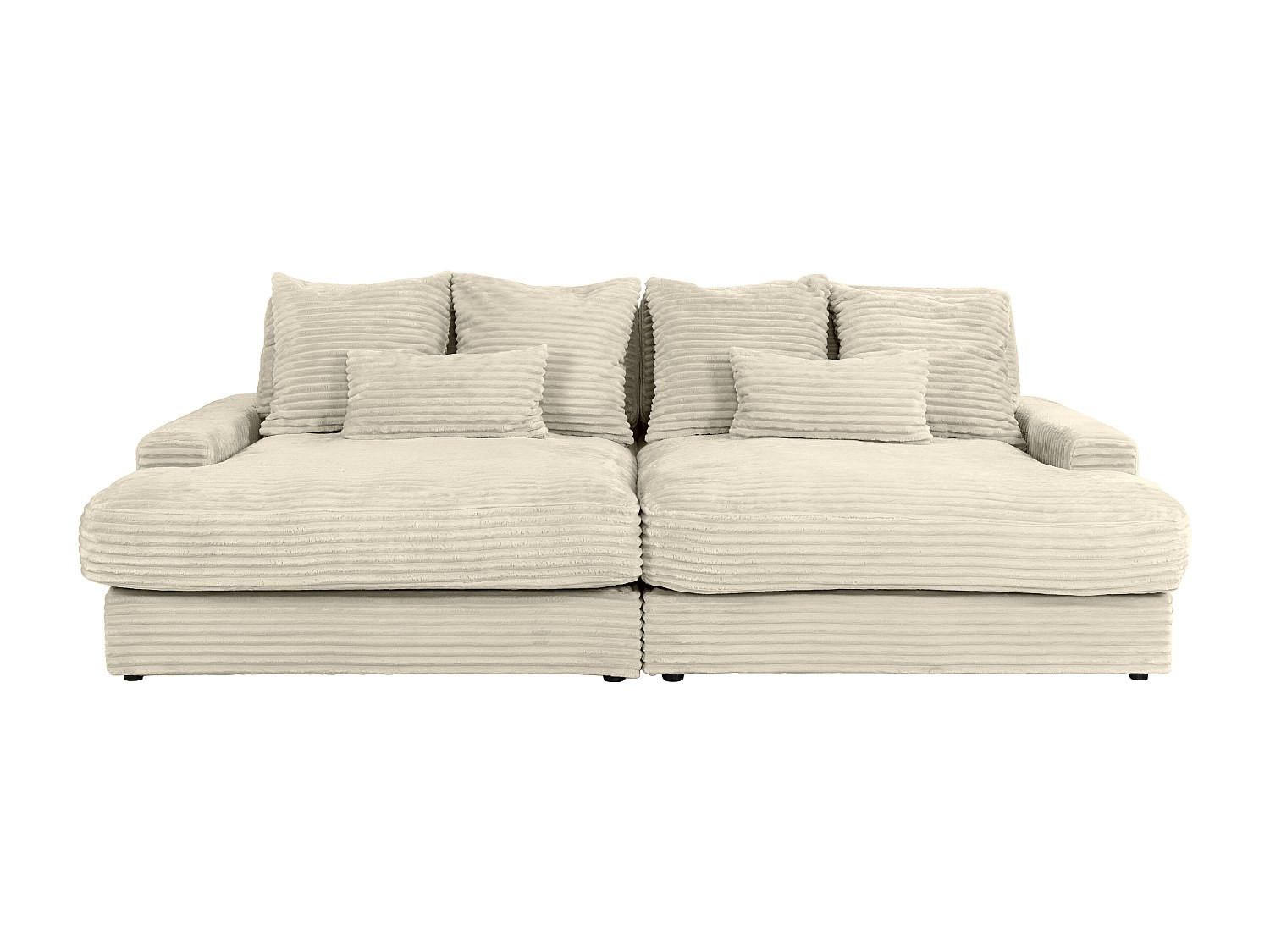 Vente-Unique Sofa Beige 266x88x153 cm