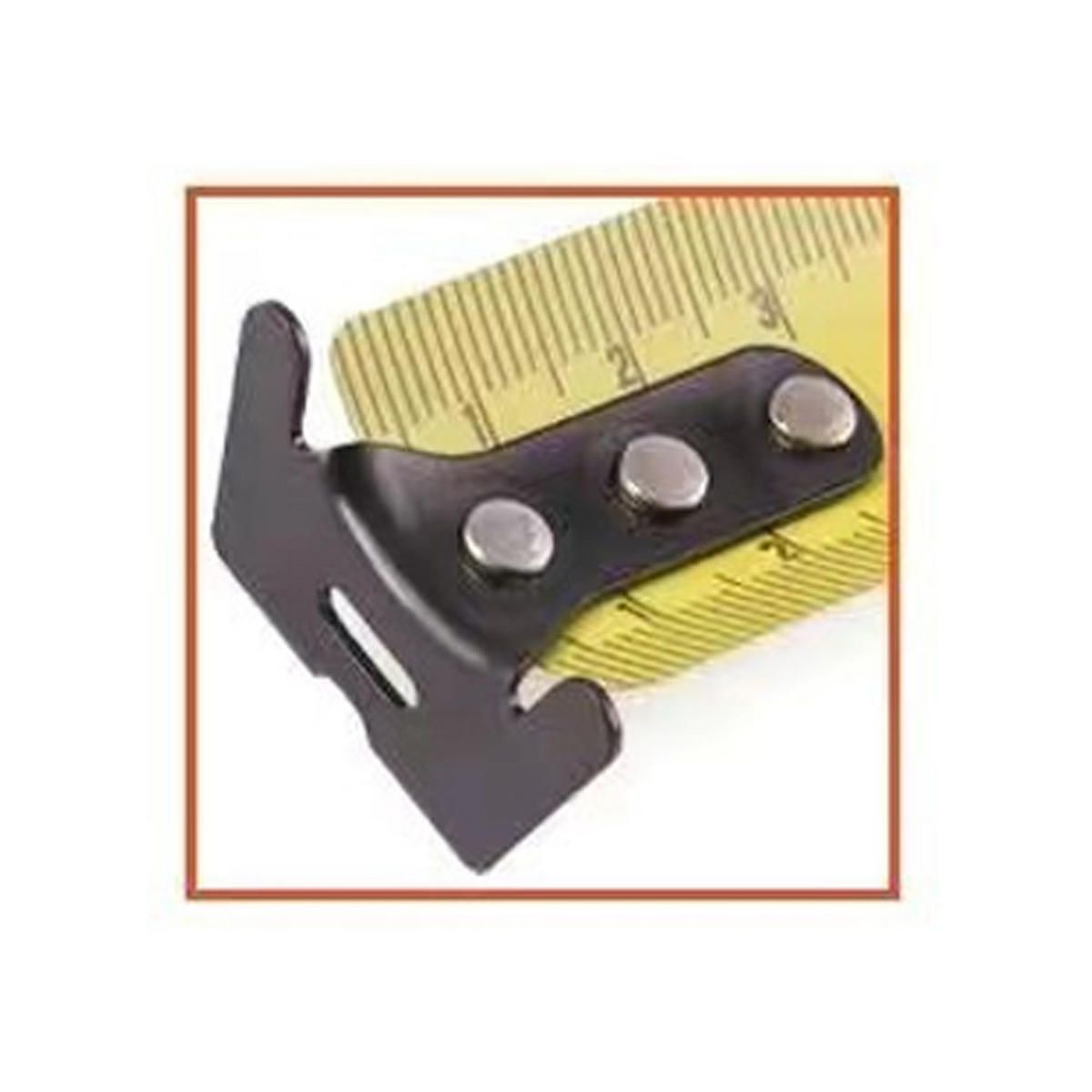 MASSBAND – 5 Meter x 19 Millimeter – grau - Schwarz, Kunststoff (500/1.9/1cm) - DCA