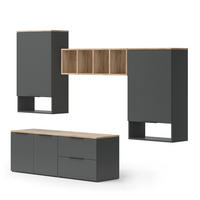 NÁSTĚNNÁ SKŘÍŇKA Wido Antracit - Sonoma dub/antracitová, kompozitní dřevo (80/50/40cm) - Vicco