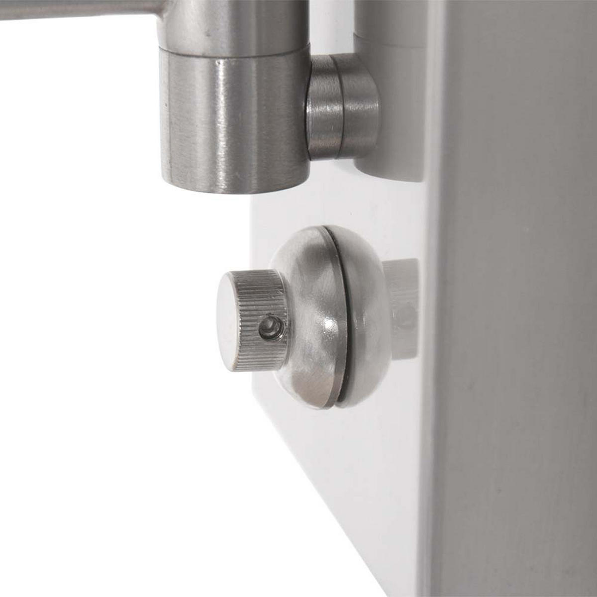 WANDLEUCHTE Prestige Chic Silber - Silberfarben, Metall (15/45/15cm)
