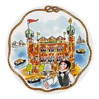TELLER Holland-Amerika Linie Hotel New York in Bunt - 18cm - Multicolor, Keramik (18/18/2cm) - Blond Amsterdam