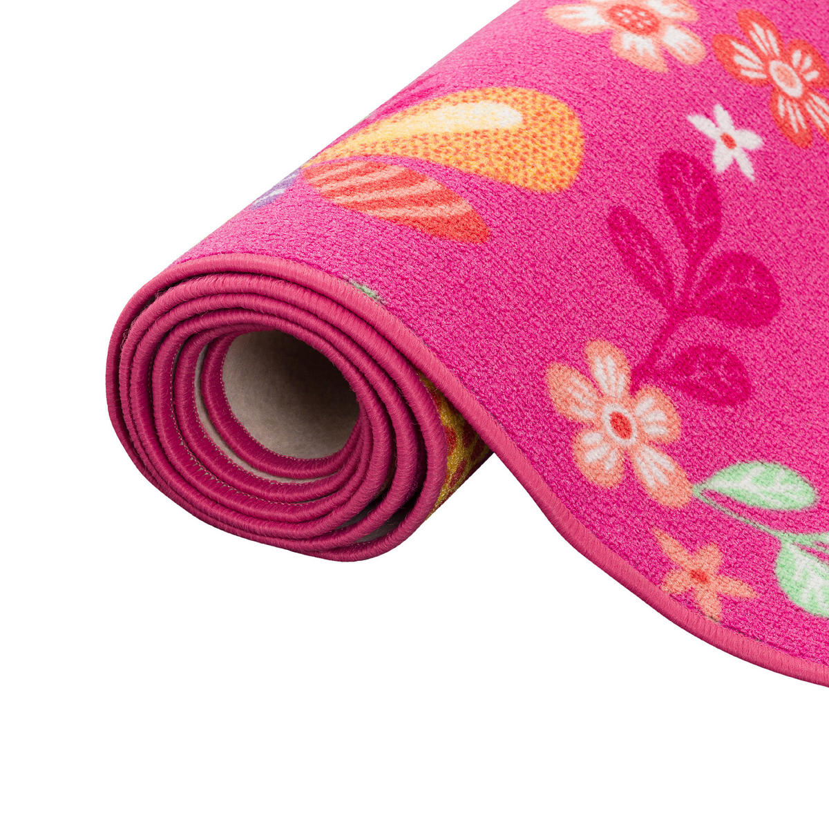 KINDER SPIEL TEPPICH SCHMETTERLING - Pink, Textil (200/200cm) - Snapstyle
