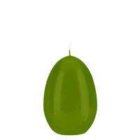 EIKERZEN Klarlack Limonegrün 120 x Ø 80 mm, 6 Stück - Grün, Paraffin (8/12/12cm) - Kopschitz Kerzen