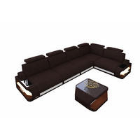 ECKSOFA Siena Graubraun Weiß Strukturstoff - Grau, Kunststoff (347/197cm)