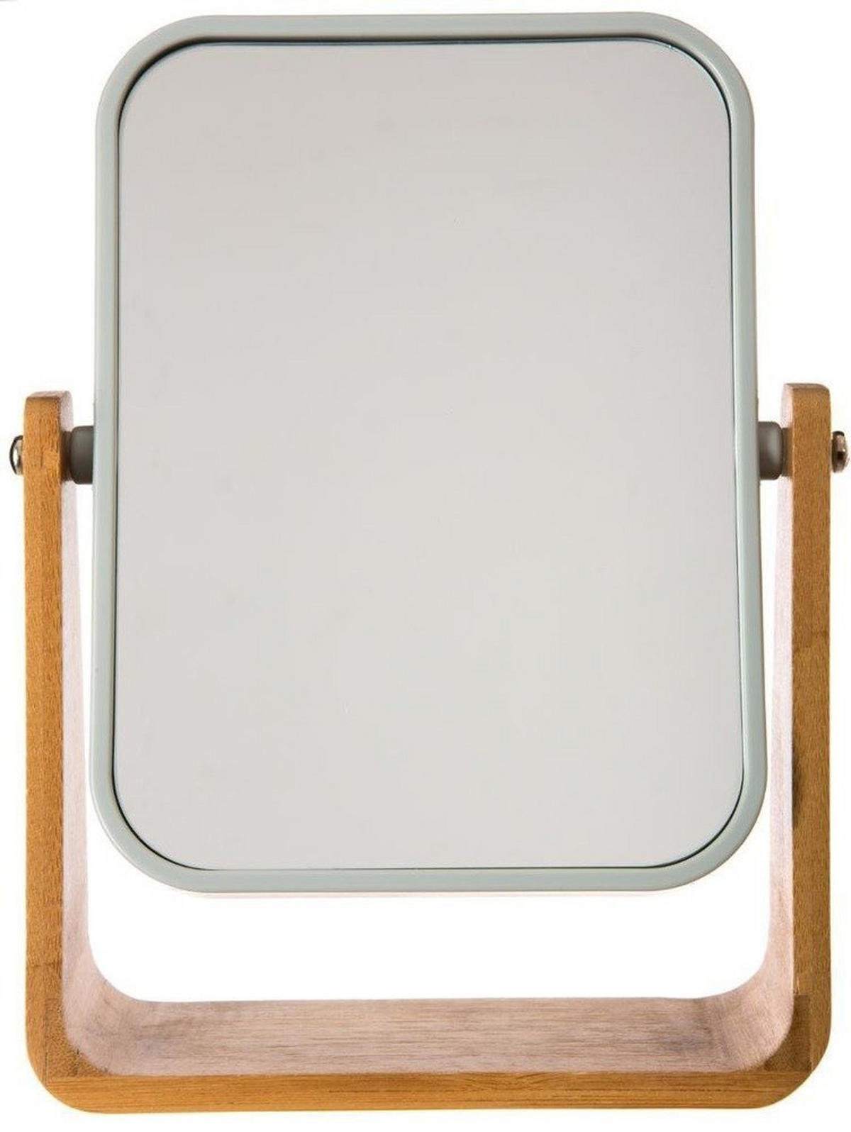 KOSMETIKSPIEGEL Bamboo 6/16/22 cm - Braun, Glas (16/22/6cm) - 5five Simply Smart