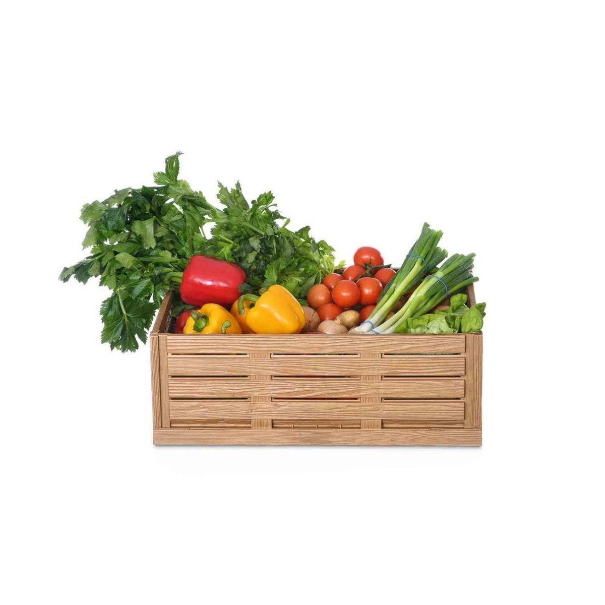 KLAPPBOX Active Lock Holzdekor, HxBxT 21,8x40x60cm,Braun, 44,8 Liter - Braun, Kunststoff (40/21.8/60cm) - PROREGAL