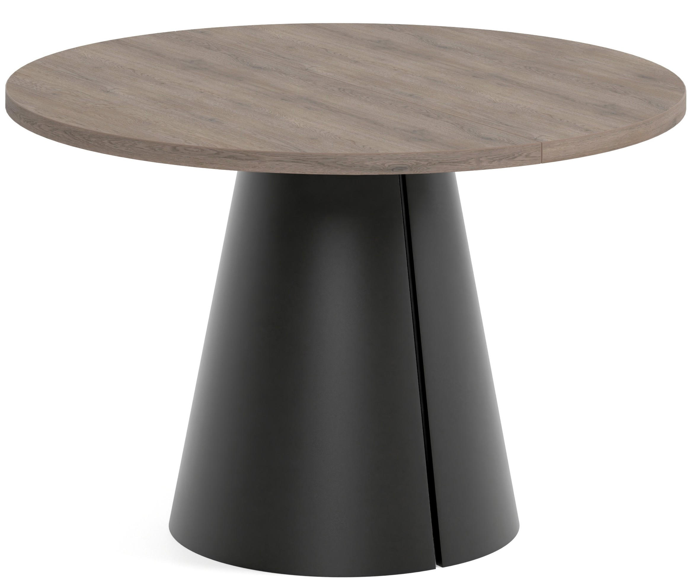 TISCH Schwarz ALMA Ausziehbar 120/196 cm - Eichefarben/Schwarz, Holzwerkstoff (2/120/76cm) - Sepro Meble
