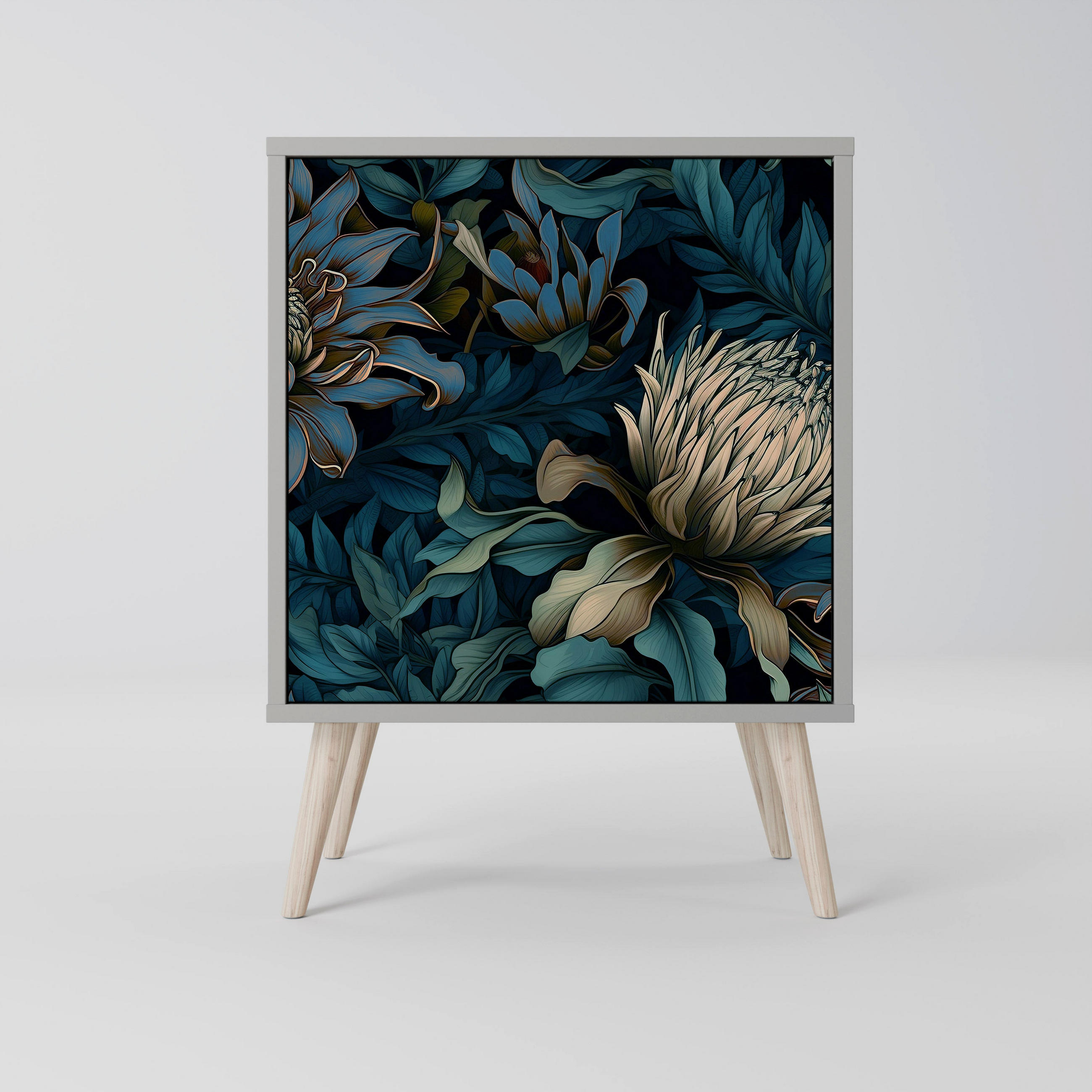 SpaceRebels Sideboard Grau 57.5x77.5x42 cm
