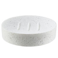 SEIFENSCHALE Samos - Weiß, Stein (11/2.5/11cm) - Butlers